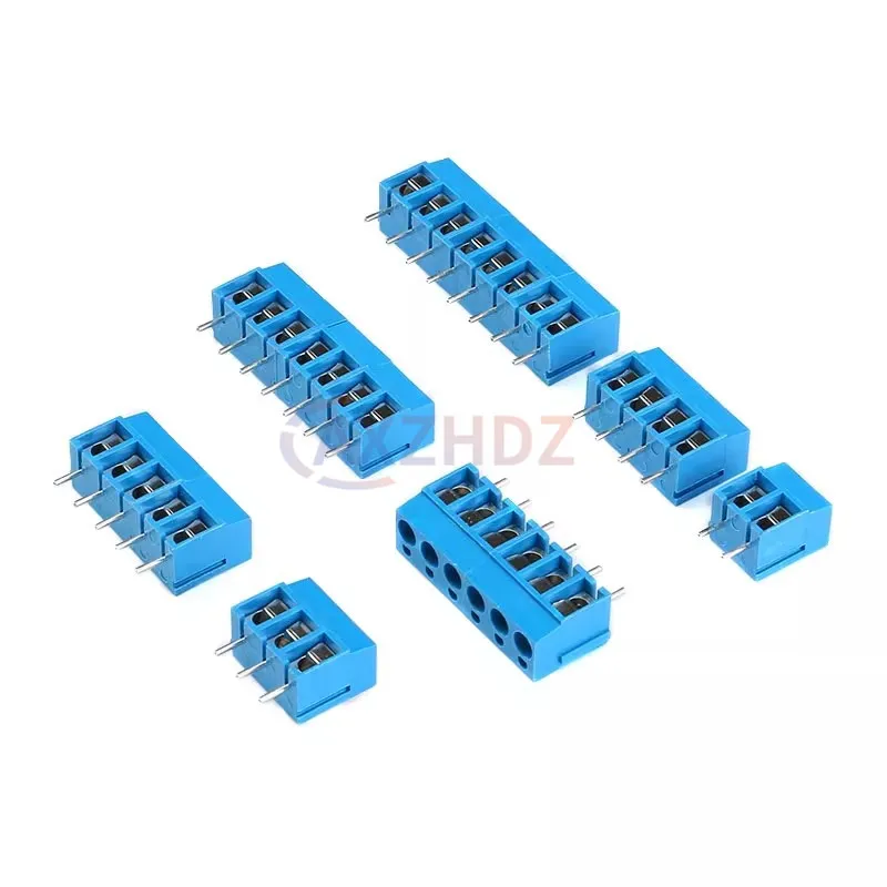 10PCS2Pin 3Pin 5MM KF300 Pitch PCB Schraubklemmenblock Anschlüsse 250V 16A 14-22AWG