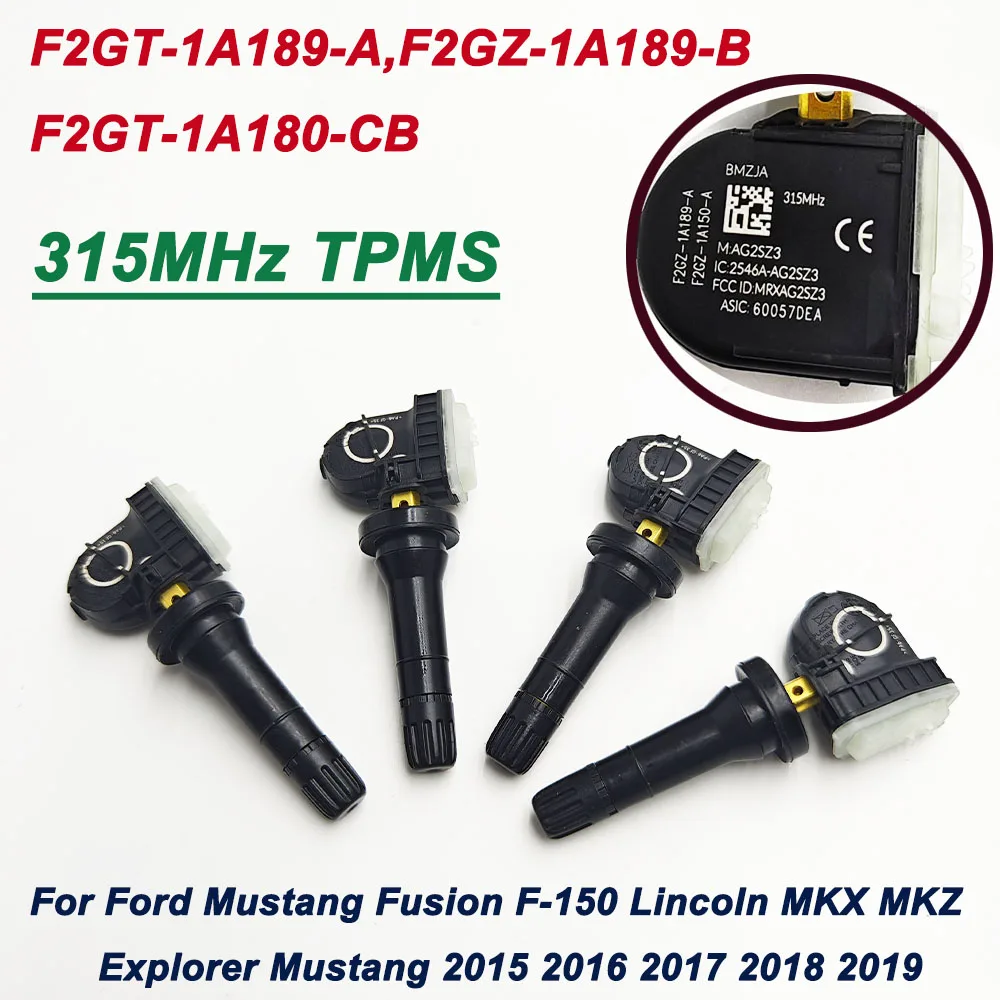 OE F2GT-1A189-A F2GT1A189A 315MHz TPMS Tire Pressure Sensor For 2015-2018 F-150 Edge Mustang Lincoln F2GT-1A180-AB TPMS-35