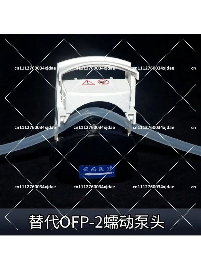 Peristaltic Pump Head Replacement with Water Head, Easy to Install Flat Design for Laboratory Use