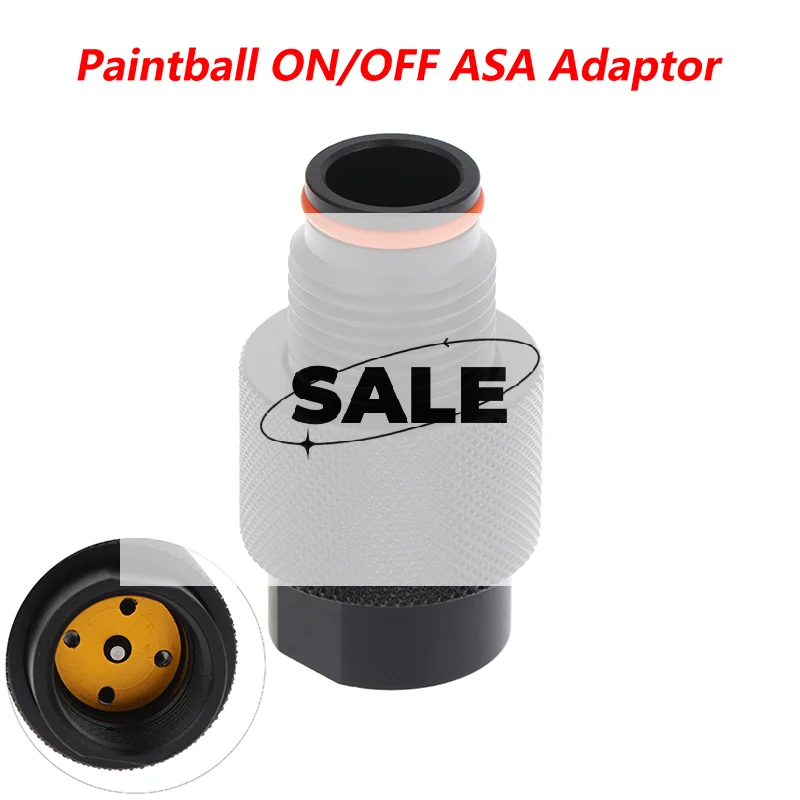 

[C3]New HPA Air Tank Regulator Valve Saver On/Off G1/2-14 Thread Pneumatic Control Connector Adaptor