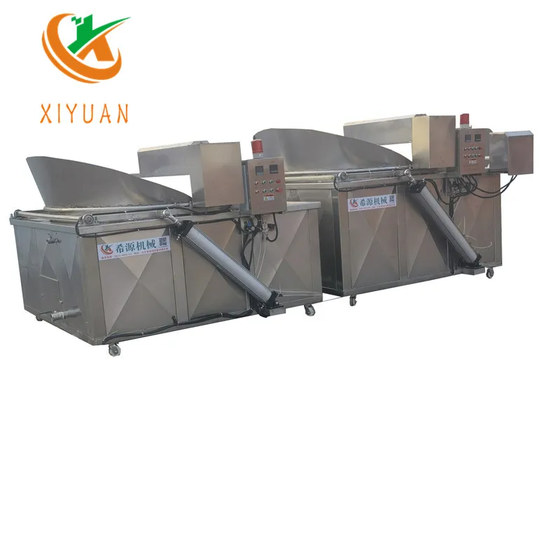 High Productivity Gas-Fueled Automatic Stirring Plantain Chips Frying Machine New Condition