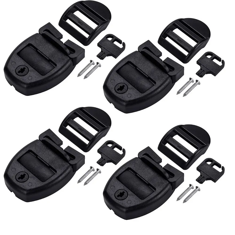 4pcs Durable Spa Cover Clips Spare Parts Weather Resistant Hot Tub Lid Lock Universal Spa Cover Clips Replacement Hot Tubs