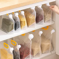 Grains Sealed Bag Cereal Containers Moisture-Proof And Insect-Proof Transparent Food Grade Storage Bag Kitchen Organizer