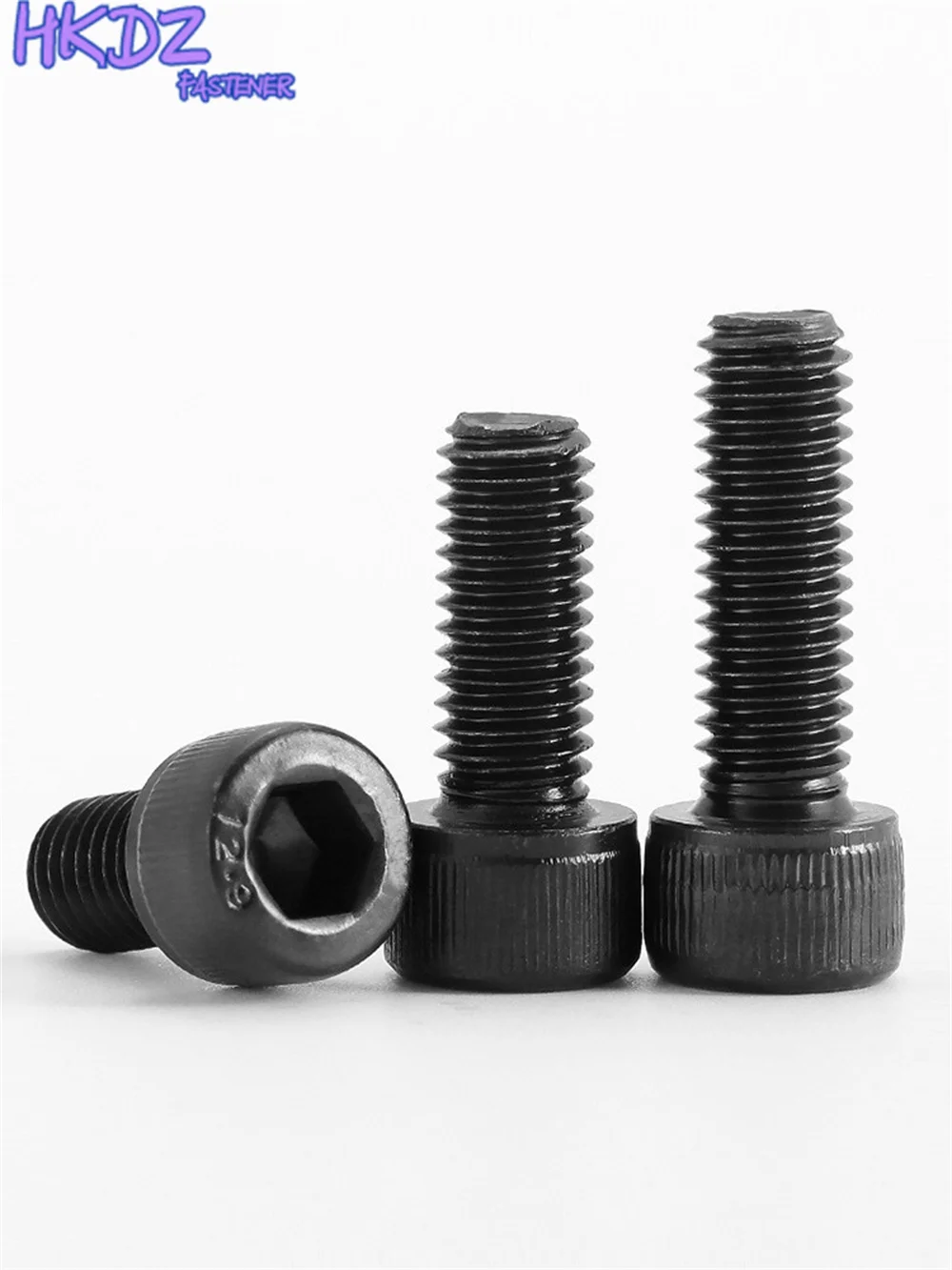 

M1.6 M2 M2.5 M3 M4 M5 M6 M8 DIN912 Grade 12.9 allen Hex socket head screw black Hexagon Socket Head Cap Screws