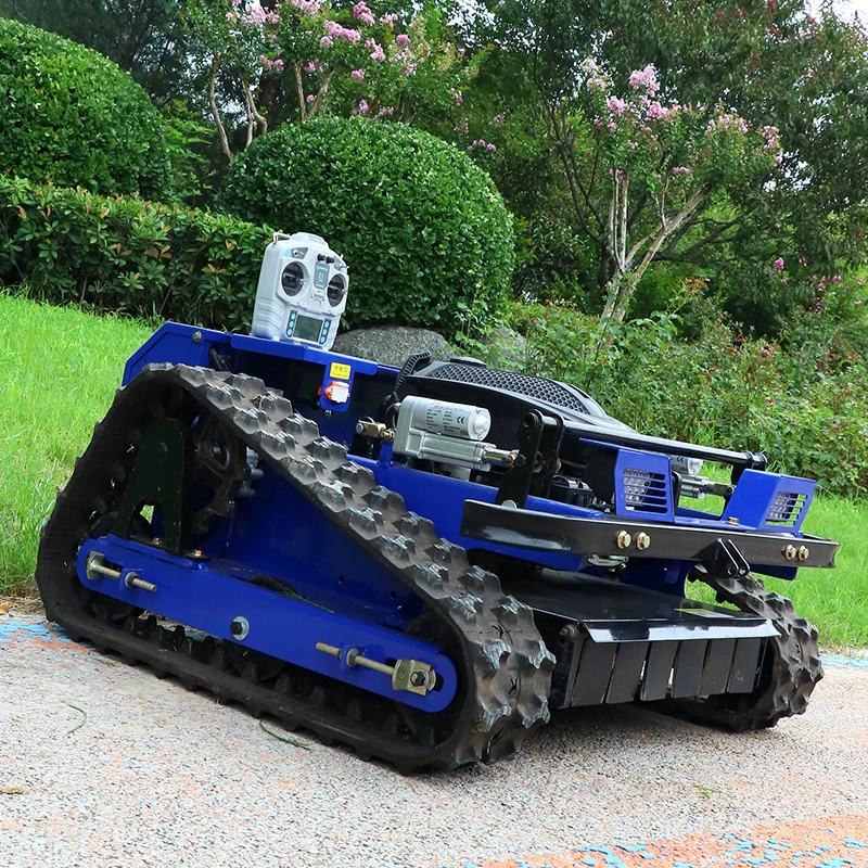 

Customized Remote Control Lawn Mower Remote Control Crawler Lawn Mower Controlled From Distance
