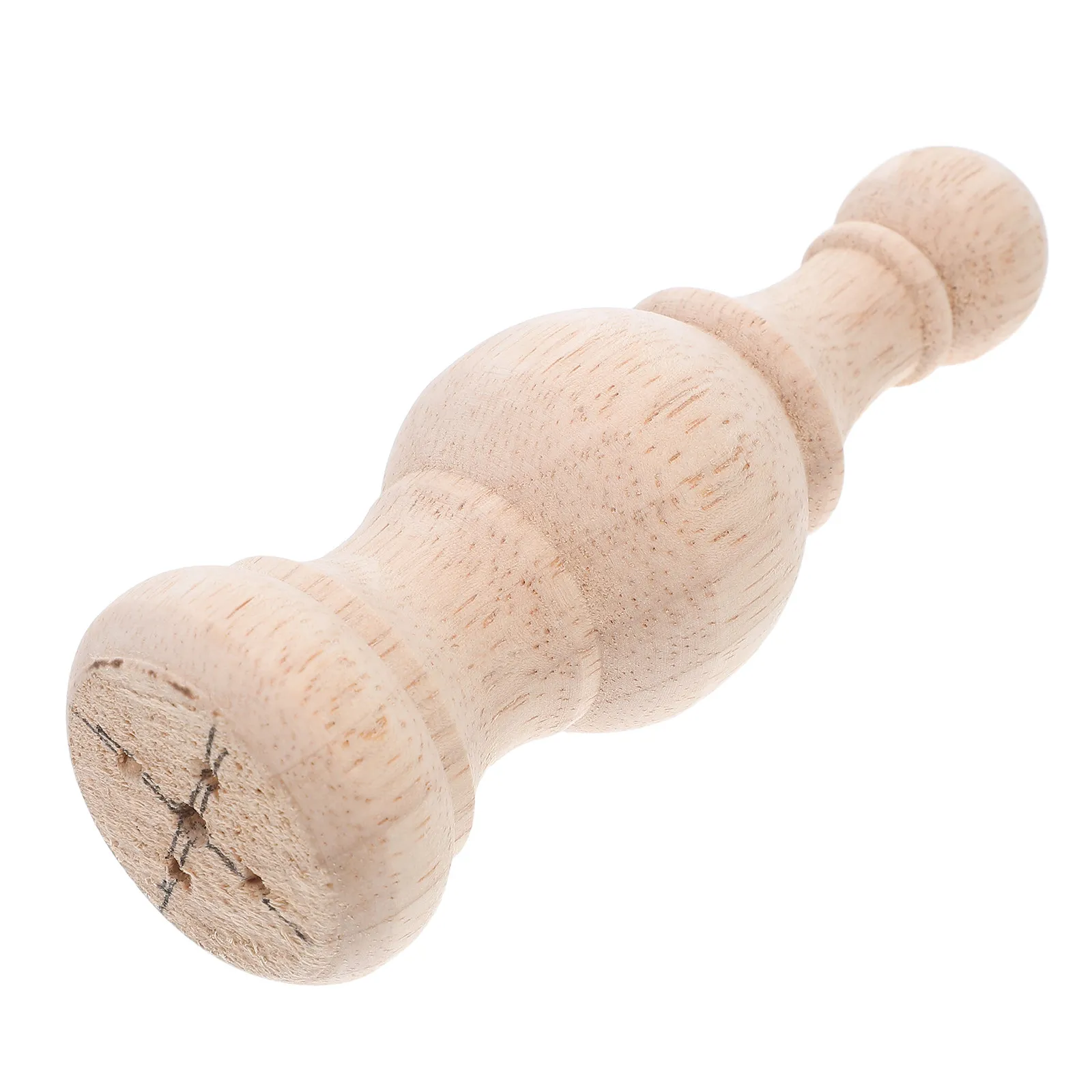 Wooden Post Finial Unfinished Smooth Ball Design for Bed Posts Staircase Railings Curtain Rods Furniture Decor Craft Decoration