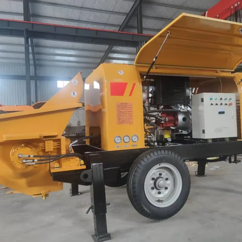 Customized Experience Seamless Material Transfer Via The Powerful Diesel Concrete Pump