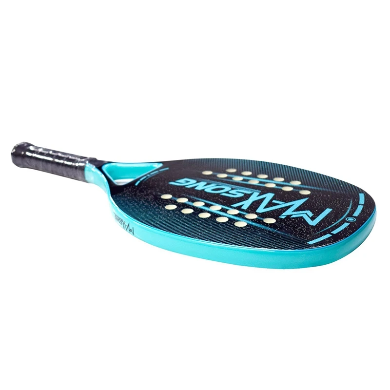 Profissional Full Carbon Beach Tennis Padel raquete, Equipamento Unisex Padel, Soft EVA Face Racket, Saco adulto, 2022