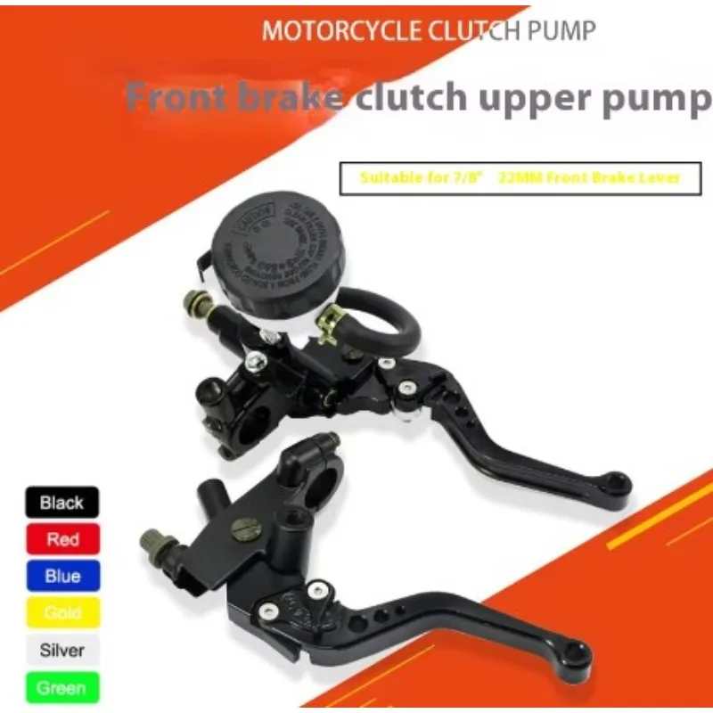 

Motorcycles CNC 7/8 22mm Front Brake Clutch Master Cylinder Reservoir Levers Aluminum Alloy Motorcycle Handbrake，2pcs