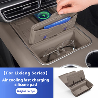 For Li Lixiang L6 L7 L8 L9 MEGA Car Central Control Silicone Wireless Charging Storage Box Anti-scratch Interior Protection Mats