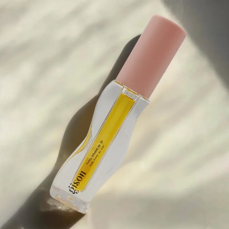 Óleo Líquido Hidratante Natural de Mel, Hidratante de Longa Duração, Óleo Labial Transparente, Maquiagem Brilhante Hidratante, Hidratante, Maquiagem Labial, 2,5 ml