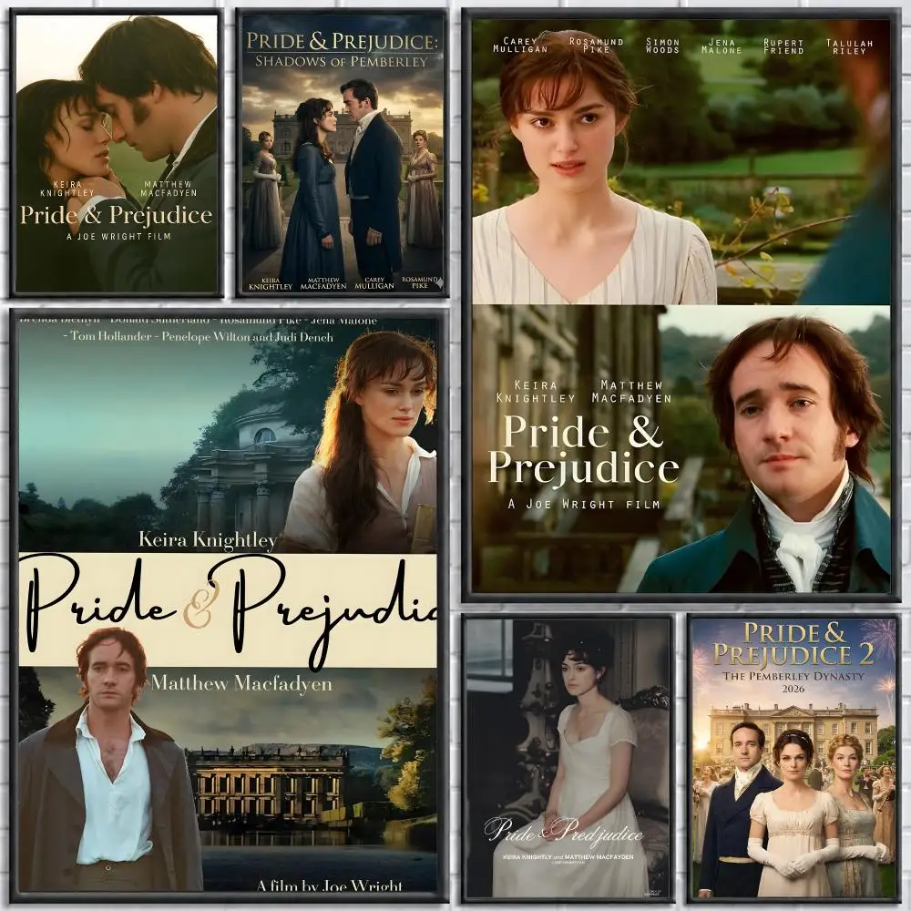 Movie Pride & Prejudice   Print Wall Art Pictures Canvas Painting Living Room Bedroom Home Decor Poster