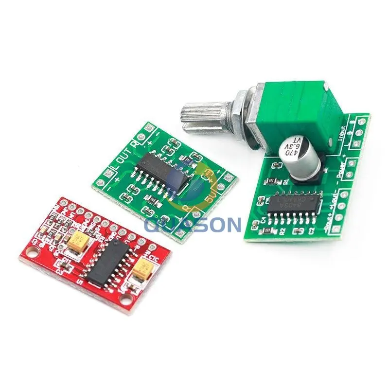 1PCS PAM8403 Super mini digital power amplifier board miniature class D power amplifier board 2 * 3 W high 2.5-5V USB