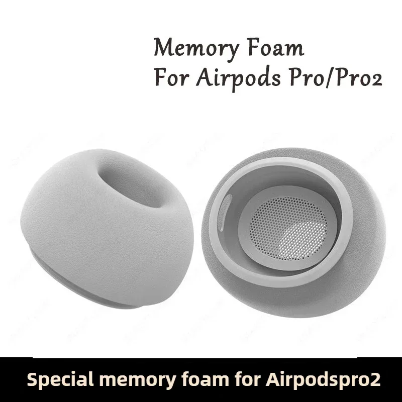 سدادات أذن من رغوة الذاكرة أطراف أذن لأجهزة AirPods Pro سماعات أذن إسفنجية لأجهزة Apple AirPods Pro2 سماعات أذن مريحة بديلة SML