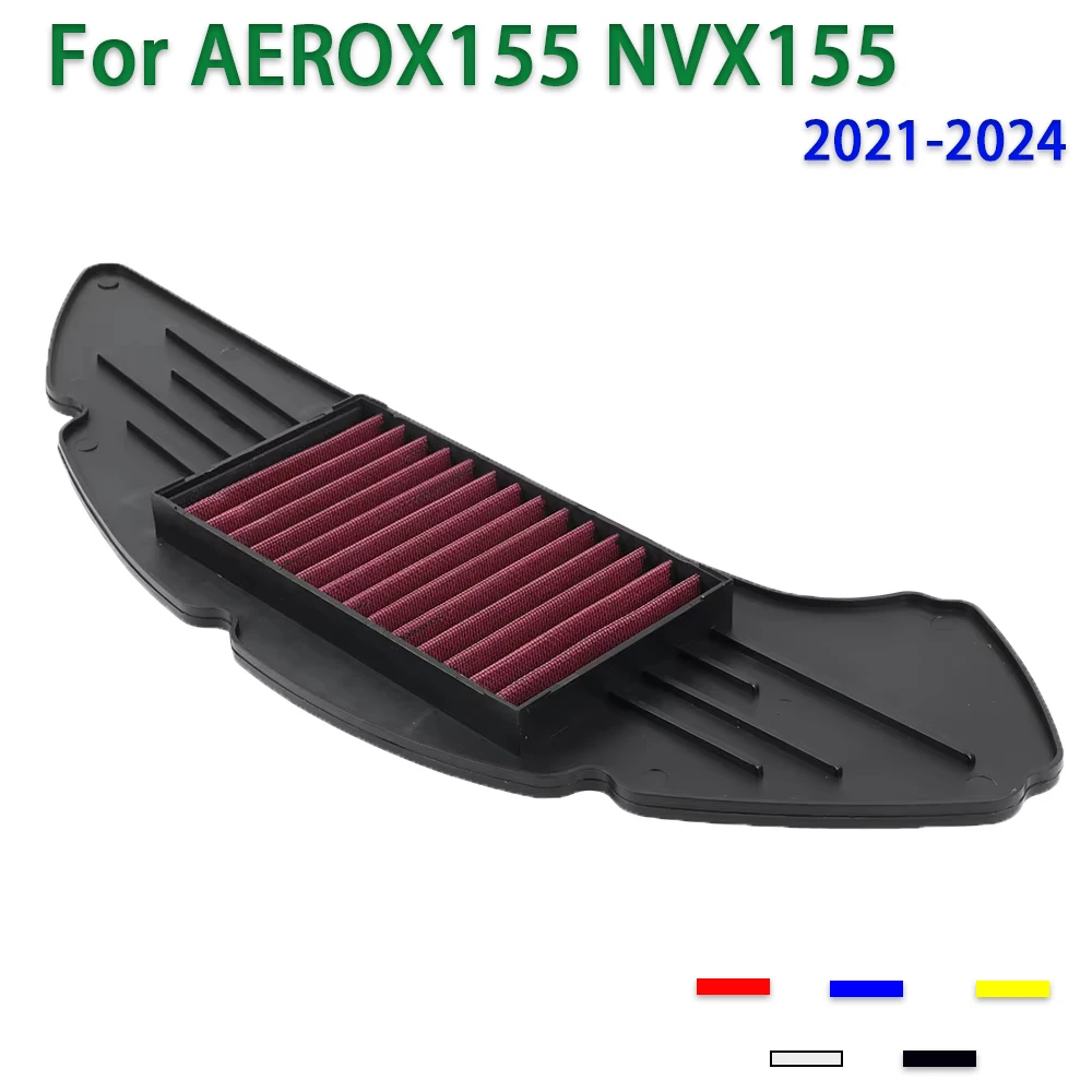 2024 New Motorcycle Accessories Air Filter Cleaner P-Y1SC21-01 For YAMAHA AEROX155 NVX155 2021 2022 2023 NVX 155 NVX 155