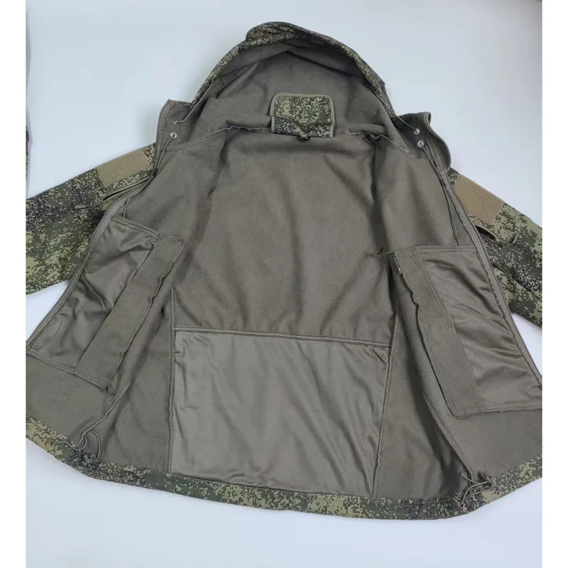 مجموعة صوف ناعمة من الصوف الناعم للرجال الأخضر الصغير EMR الروسي، سترة رش، سراويل رش، تكتيكية