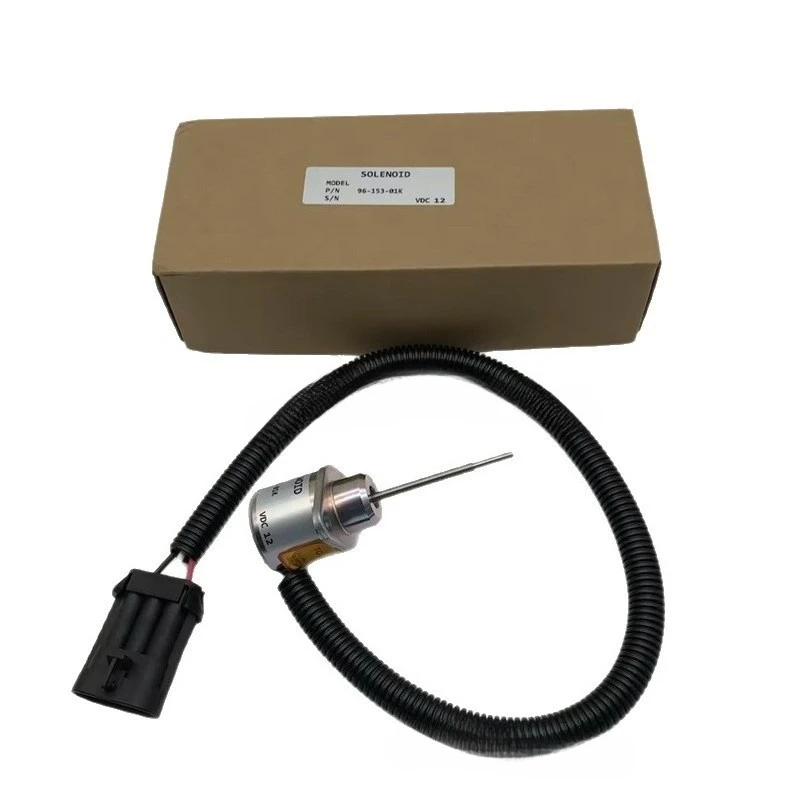 

96-153-01K 9615301K 12V Flameout Solenoid Valve, Construction Machinery Parts