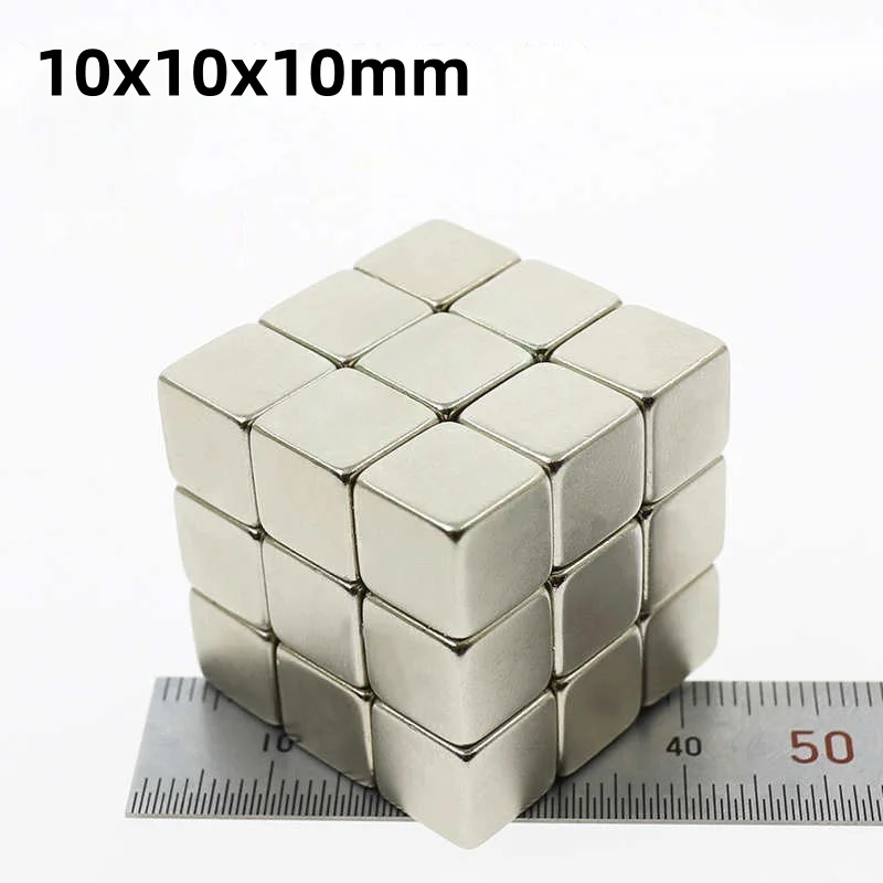 10x10x10mm Square Magnets Can Be Widely Used for Refrigerators, Office Document Fixation and DIY 10x10x10mm