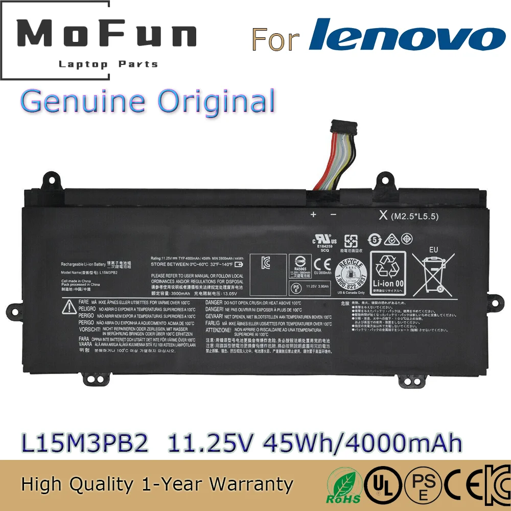 

Brand New Original L15M3PB2 11.25V 45Wh Laptop Battery for Lenovo Winbook N22 N23 5B10K90780 5B10K90783 L15C3PB0