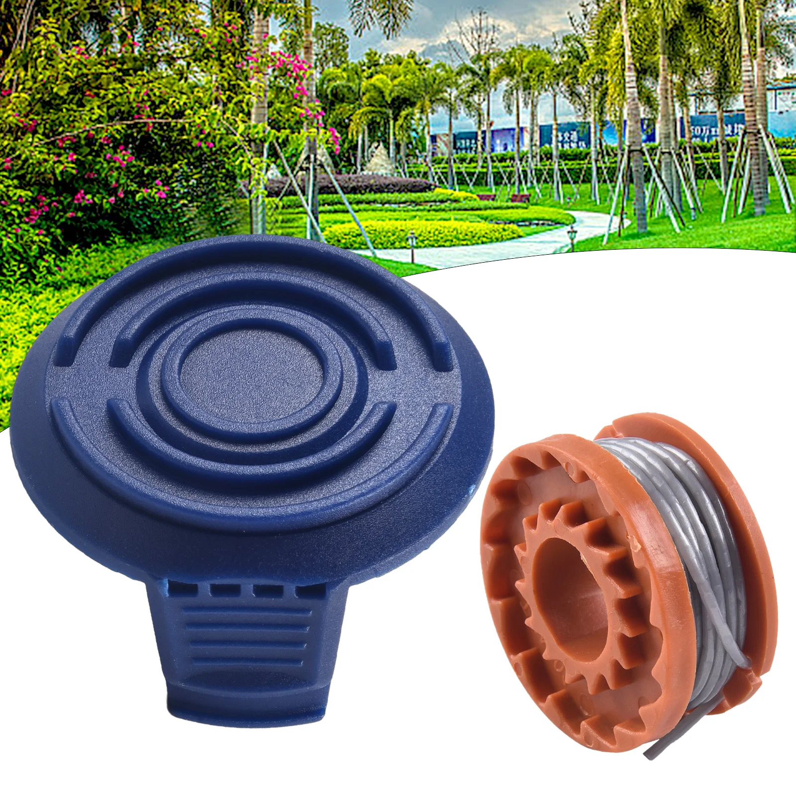 

MacAllister MGTP18Li 1.5mm 1x2.5m Grass Trimmer Spool Line Spool Cover Cap Spring Garden Power Tool Strimmer Parts