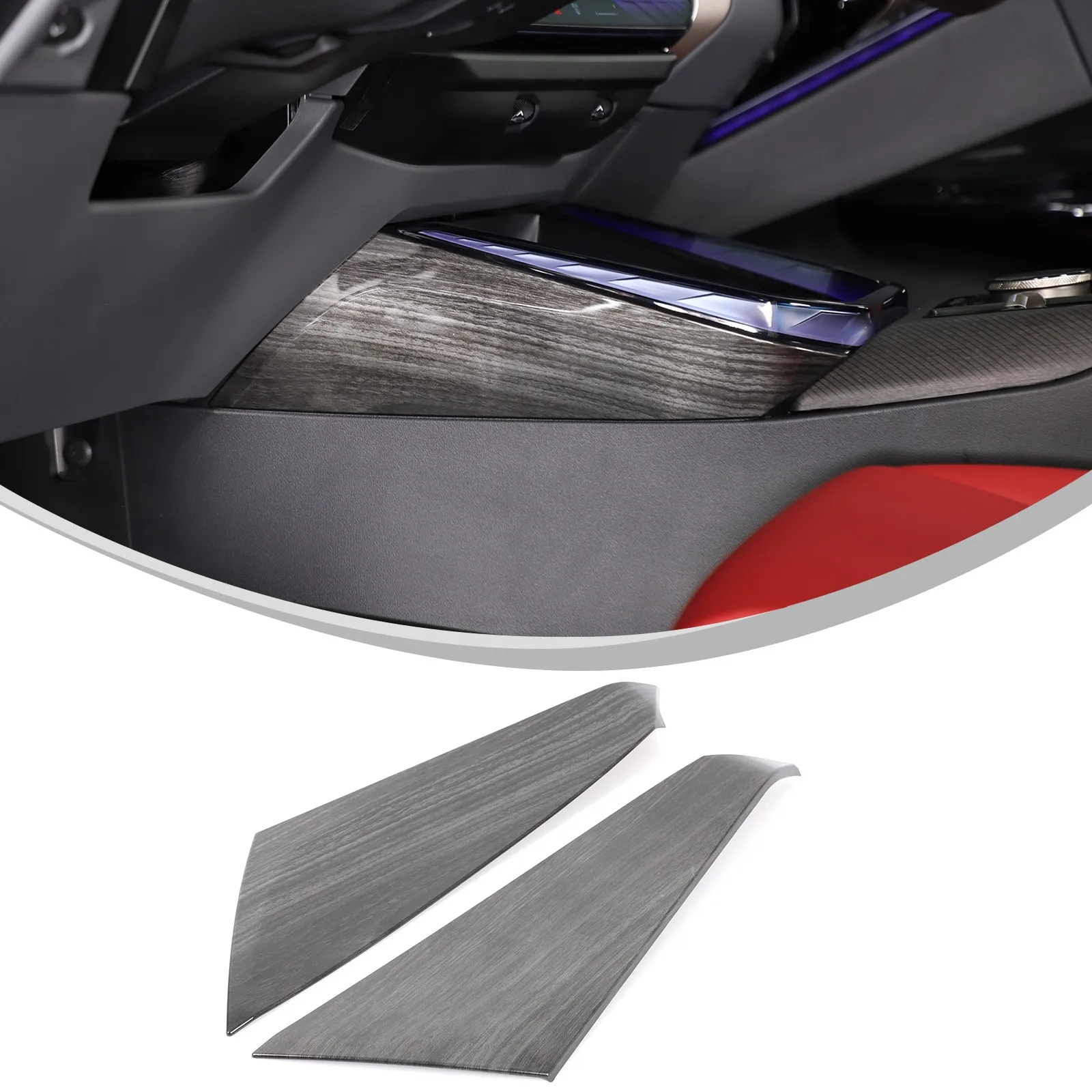 

ABS Carbon Style Car Center Console Gear Shift Side Panel Cover Strip For BMW X3 G45 2025+Auto Decorative Trim Accessries