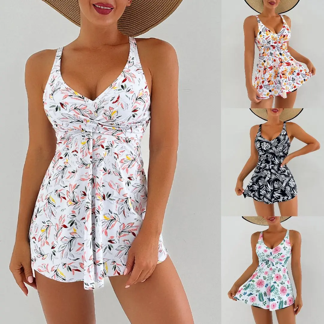 

Новинка 2022 года, консервативный танкини ronki, разделенный купальник с плоским углом и высокой талией, женское бикини