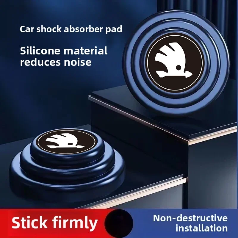 منصات سميكة ممتصة للصدمات وعازلة للصوت لأبواب صندوق السيارة لسكودا اوكتافيا MK2 MK3 2 3 A7 فابيا كاروك كودياق #2