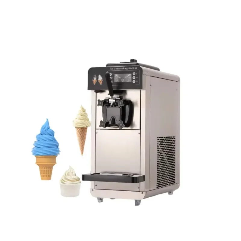 Household stainless steel soft ice cream machine