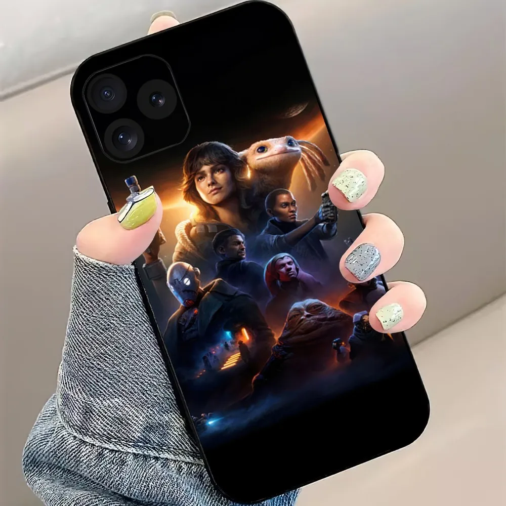 Game S-Star W-Wars O-Outlaws Phone Case For iPhone 8 11 12 13 Pro 14 15 Mini X XR XS max Plus Shell