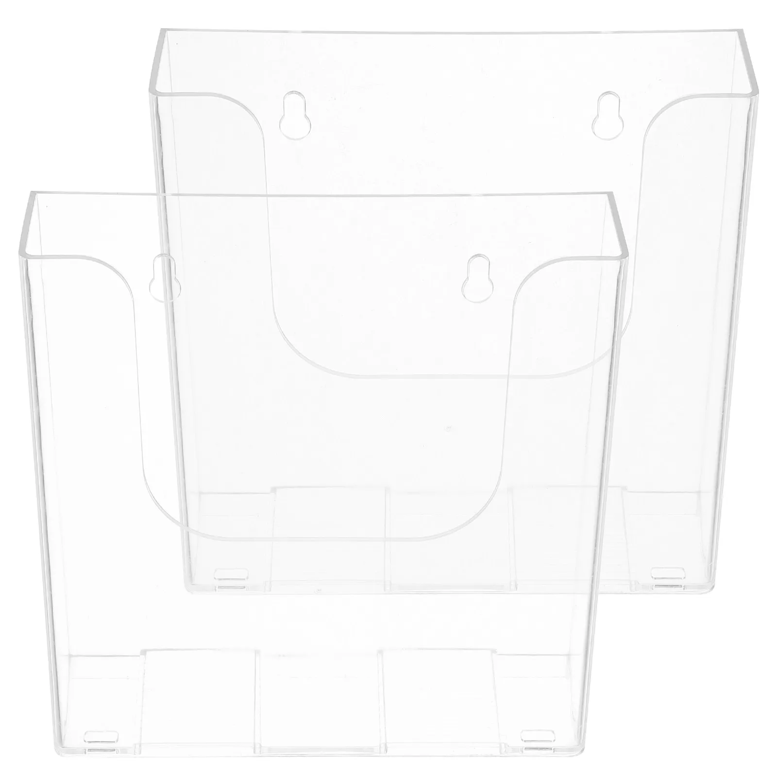 2pcs-wall-mounted-acrylic-file-organizer-a5-size-clear-vertical-poster-display-rack-for-brochures-magazines-documents-hanging
