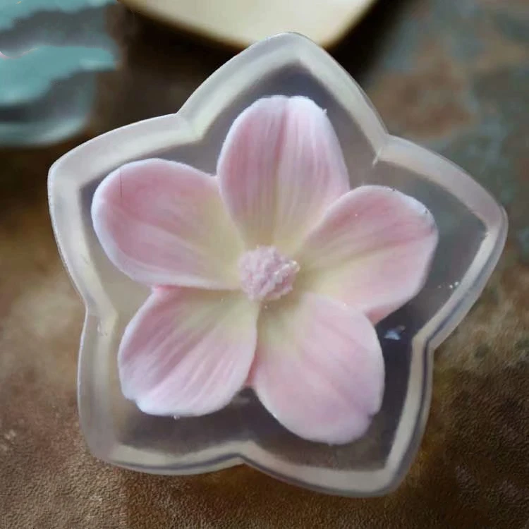 

PRZY Mold Silicone Flower Molds Peony, Hibiscus, Rose, Cherry Blossom Mold Soap Molds Handmade Soap Mould