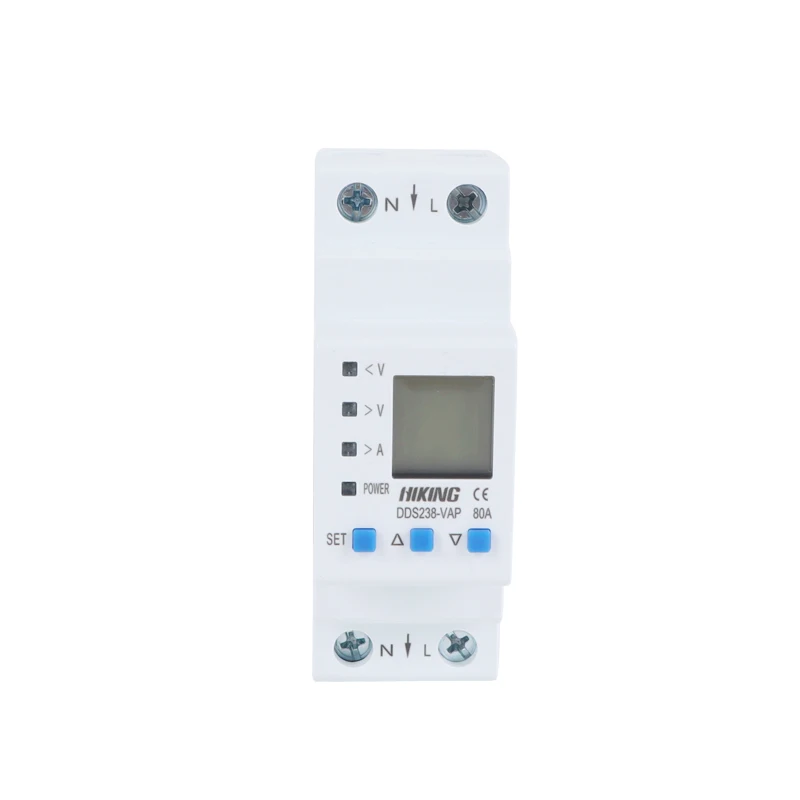 

DDS238-VAP 80A Voltage Protector/current Protector Smart Switch Electric Meter Switch On/off kwh Meter