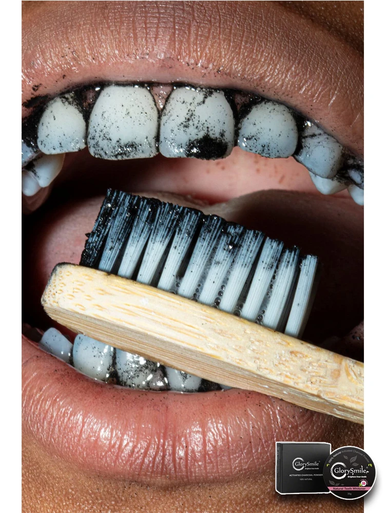 Glorysmile Activated Charcoal Teeth Whitening Powder, Charcoal Teeth Cleaning powder, Coconut Shell Activated Charcoal powder