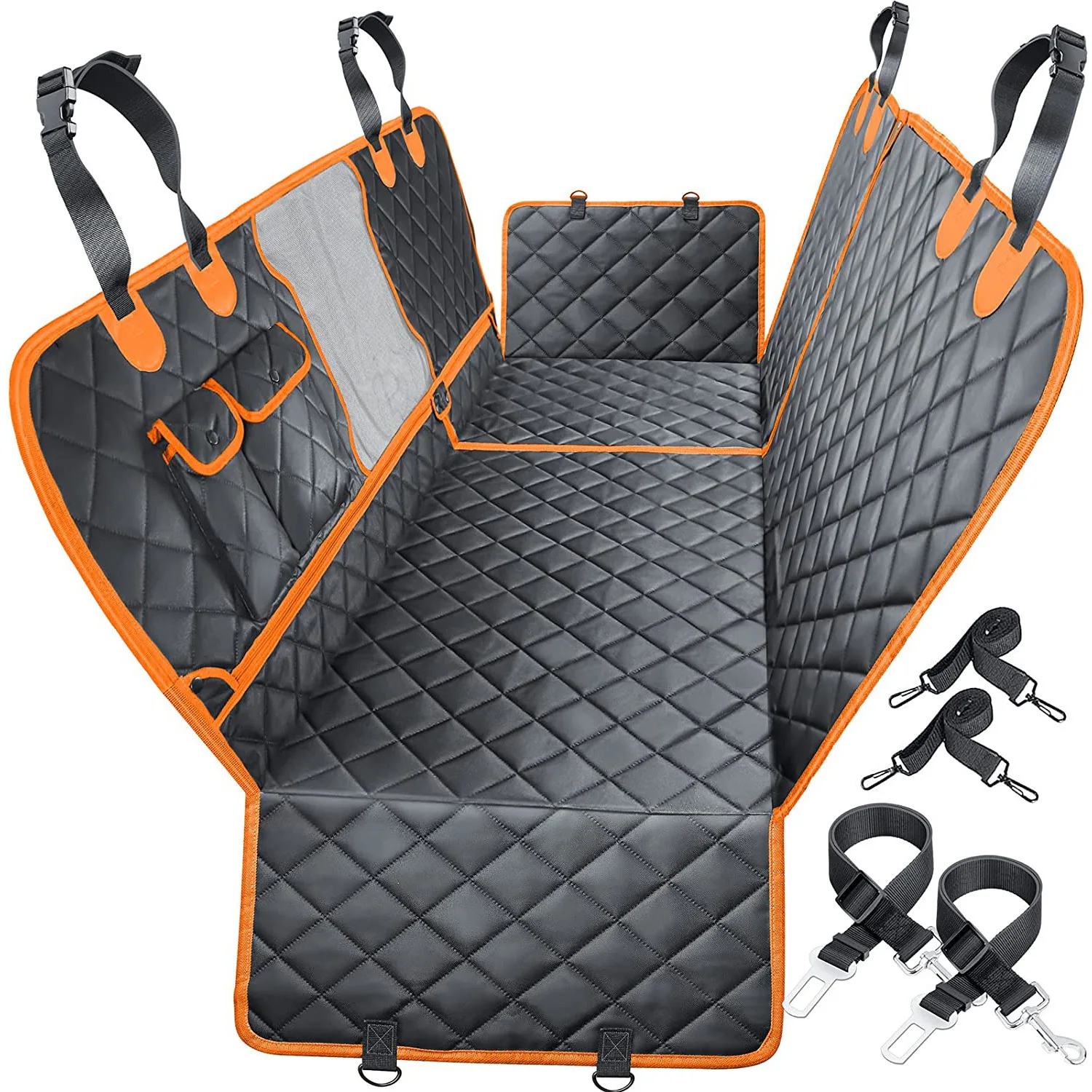 

Pet car cushion multi-functional waterproof and anti-fouling car rear seat cushion dog cat pet products