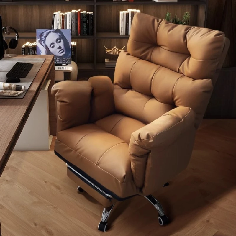 كرسي مكتب متنقل للمنزل كسول كرسي مريح مصمم كرسي مكتب غرفة المعيشة أثاث صالون Cadeiras De Escritorio #2