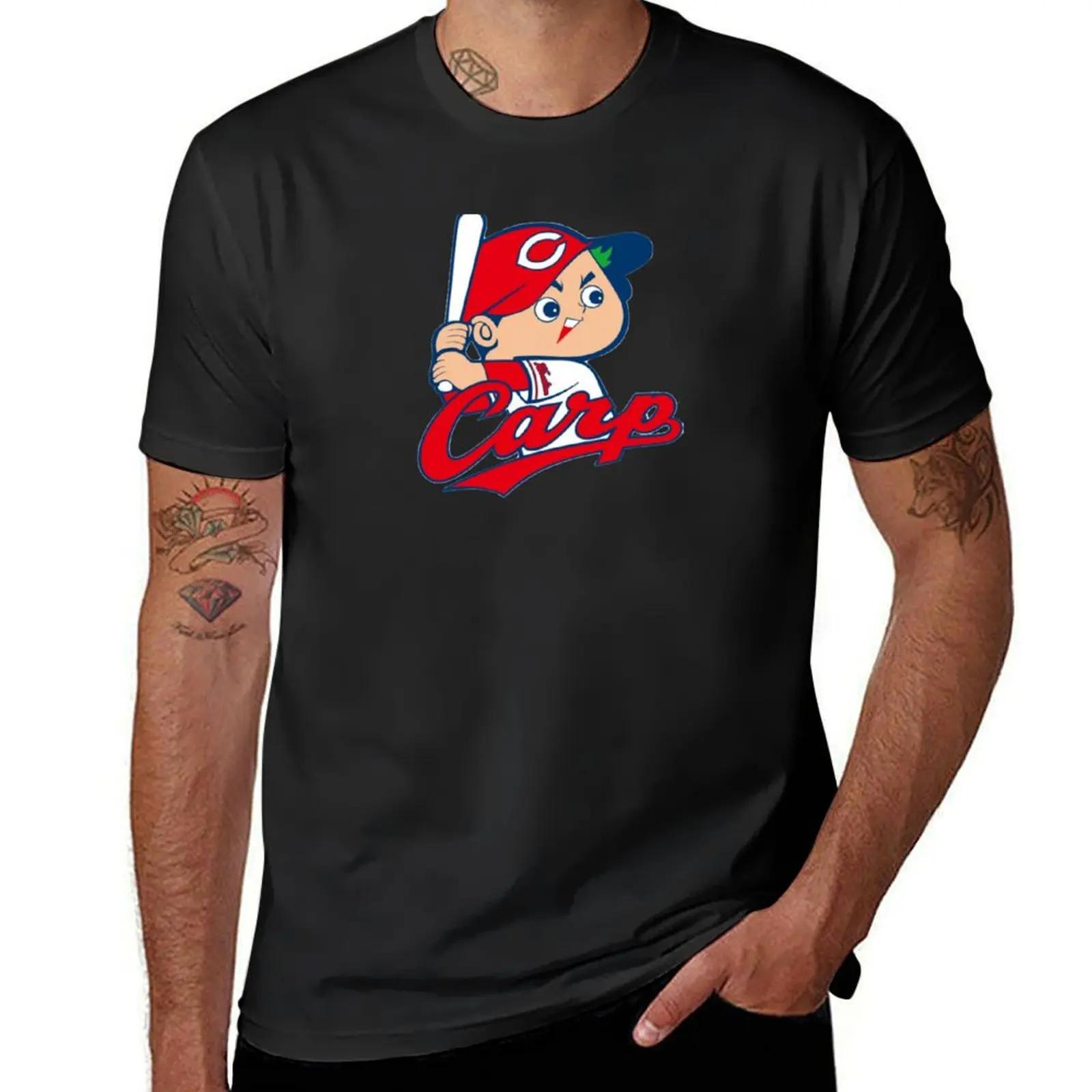 

Hiroshima Toyo Carp T-Shirt valentines clothes oversizeds cute tops vintage mens plain t shirts