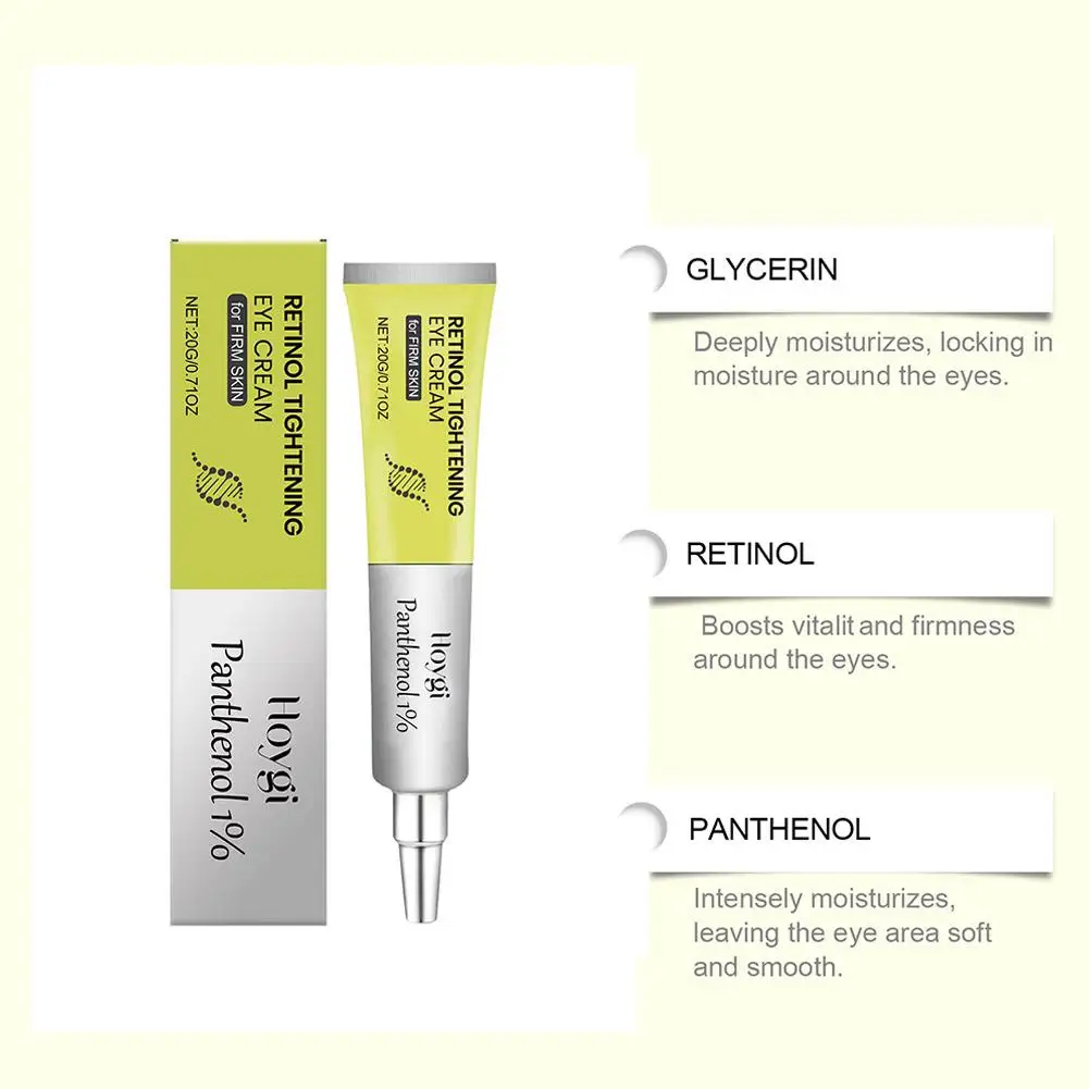 Krem pod oczy z ekstraktem z płatka oka, przeciwzmarszczkowy, ujędrniający, nawilżający, redukujący cienie pod oczami, poprawiający drobne linie, przeciwstarzeniowa esencja pod oczy.