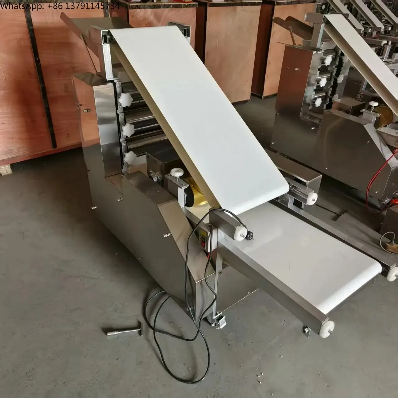 Automati Chapati Roti Make Maker Lebanese  Pita Bread Machine Flatbread Oven Production Line