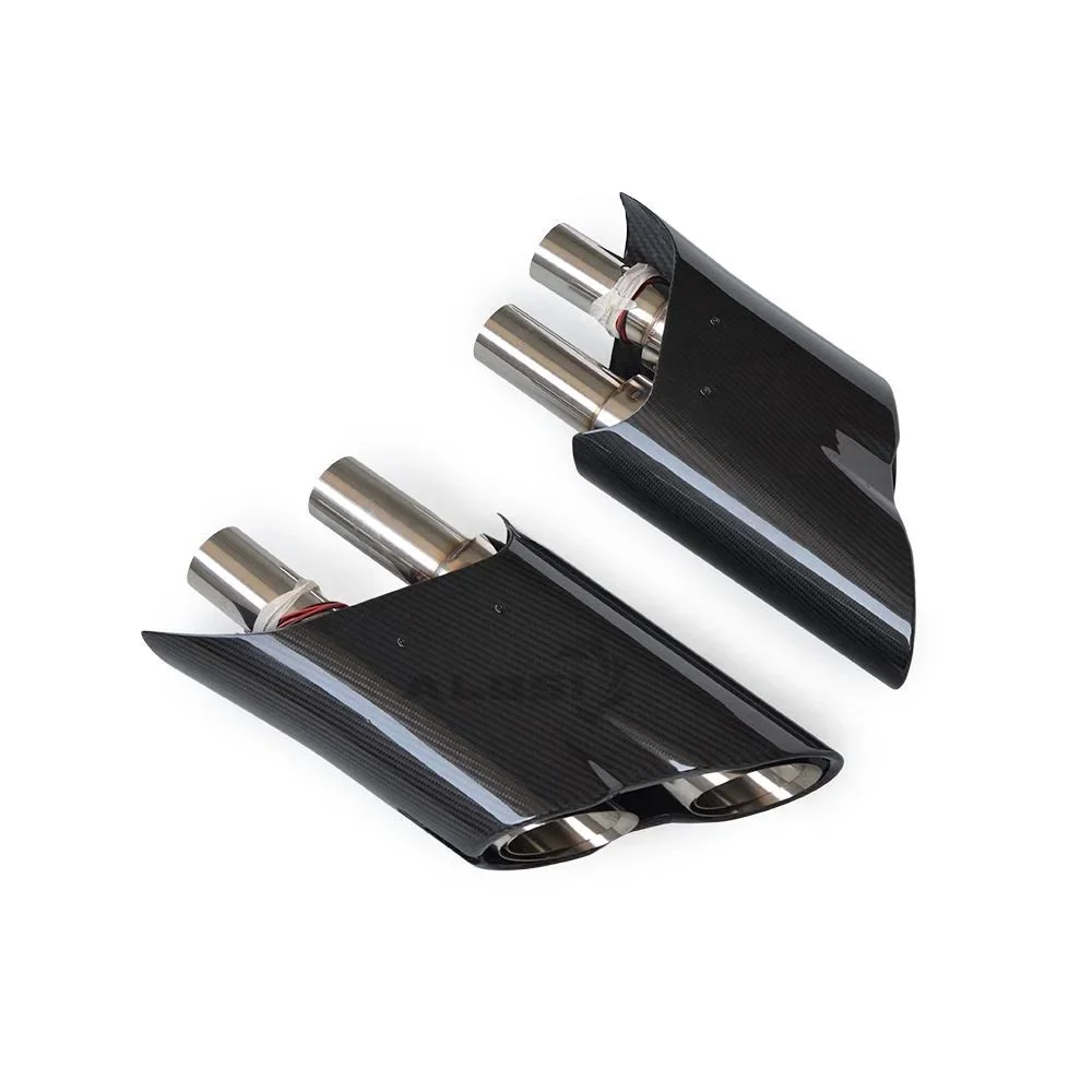 

For Mercedes G-Class W463 W464 G63 G500 High-quality Carbon Fiber Exhaust Pipe with Two Pointed Luminous Rocket Car Exhaust Tips