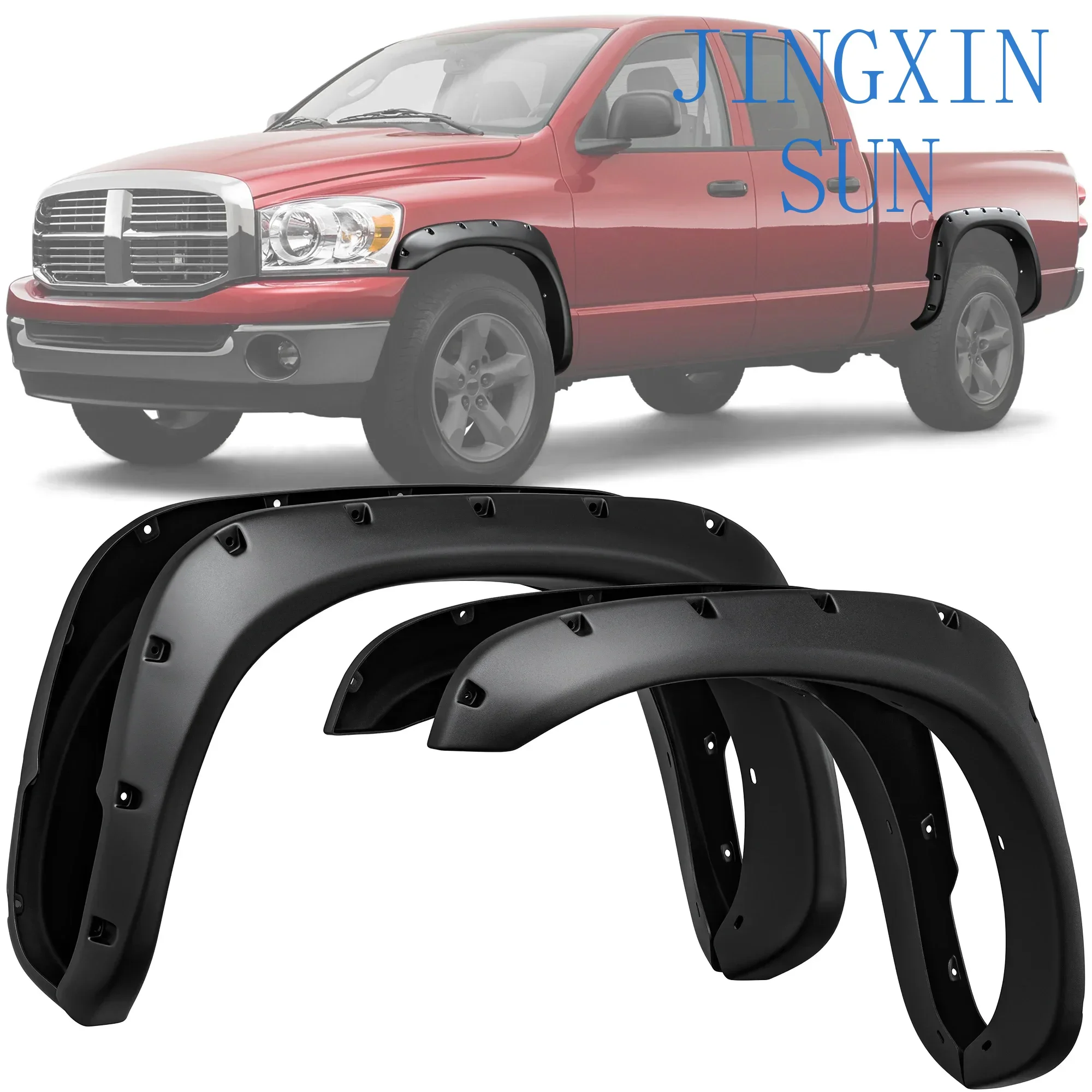 Fender Flares Pocket Rivet For 02-08 Dodge Ram 1500/03-09 Ram 2500/3500 4pcs