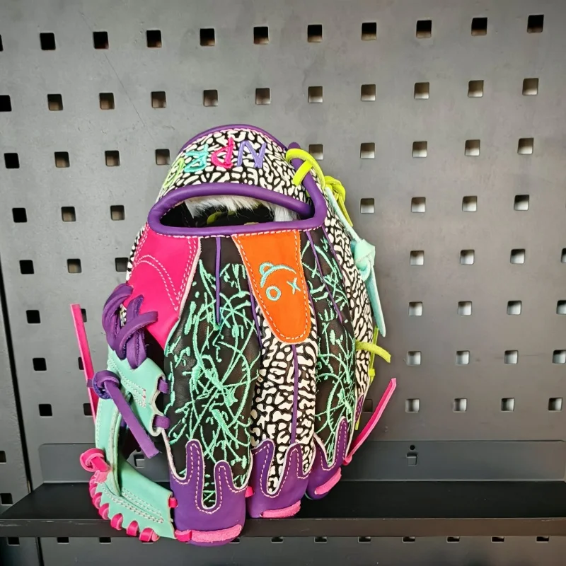 قفازات البيسبول الاحترافية مع شعار مخصص قفازات البيسبول المخصصة Optimal Kip Leather A2000 #5