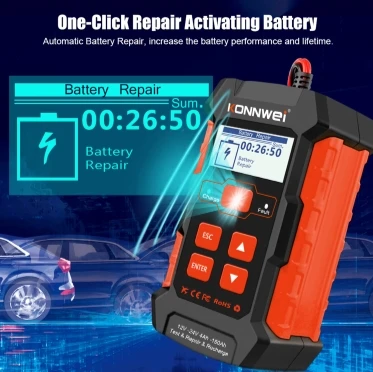 Utility KONNWEI KW520 10A Car Battery Charger Repair Instrument Detector Three-in-one Tool