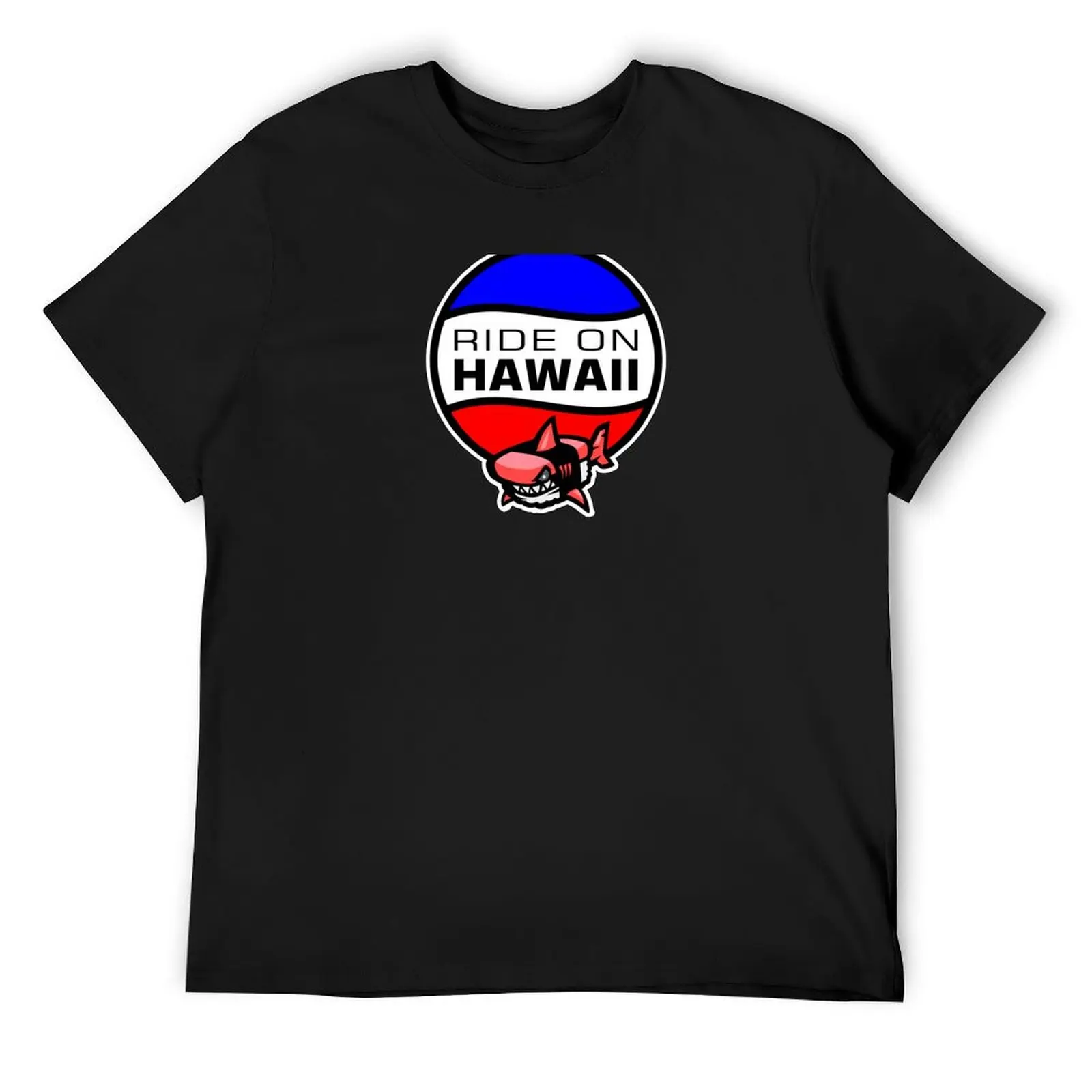 

Shark Musubi - Ride On Hawaii T-Shirt summer clothes graphics vintage t shirts mens clothing