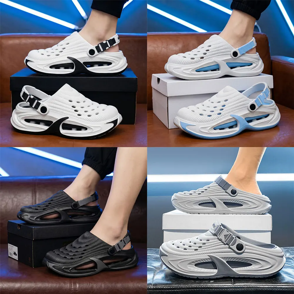 Neue Lochschuhe für Herren im Sommer, dicksohlig, rutschfest, atmungsaktive Fahrersandalen, langlebige und modische Strandschuhe. – Detail 1