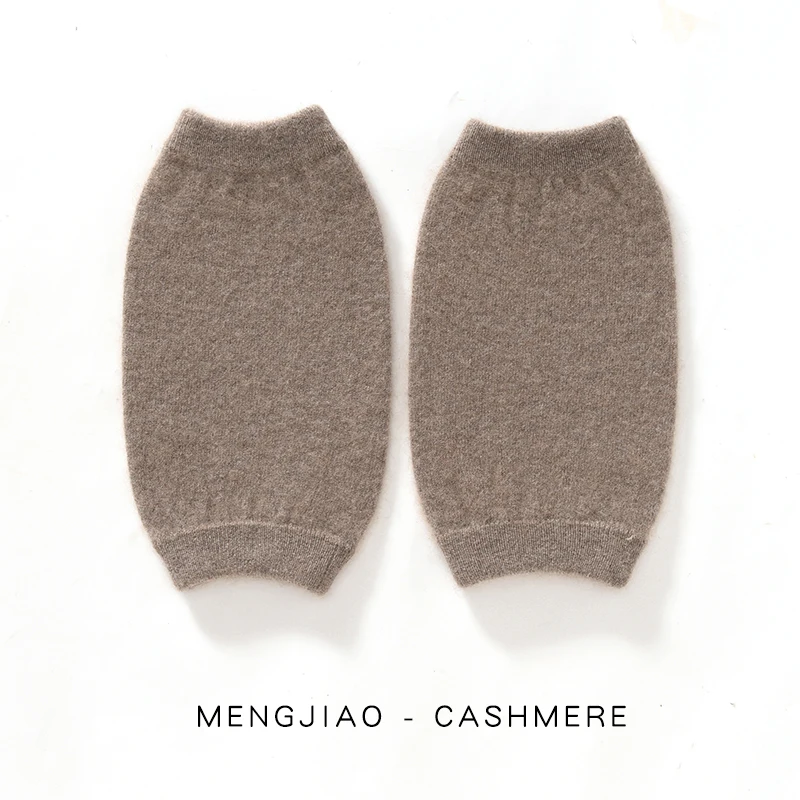 

100% Cashmere 2024 Autumn And Winter New Men's And Women's General Short Thick Windproof And Cold Warm Knit Knee Pads