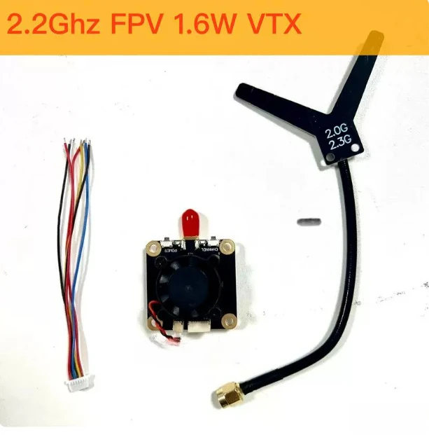 2G-2.2G 1.6W VTX FPV Wireless Video Transmitter Module for Racing Drone Long Range