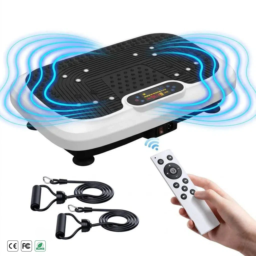 Multi-Speed Silent Home Body  Exercise Machine LCD Display OEM Customized Whole Body Vibration Plate