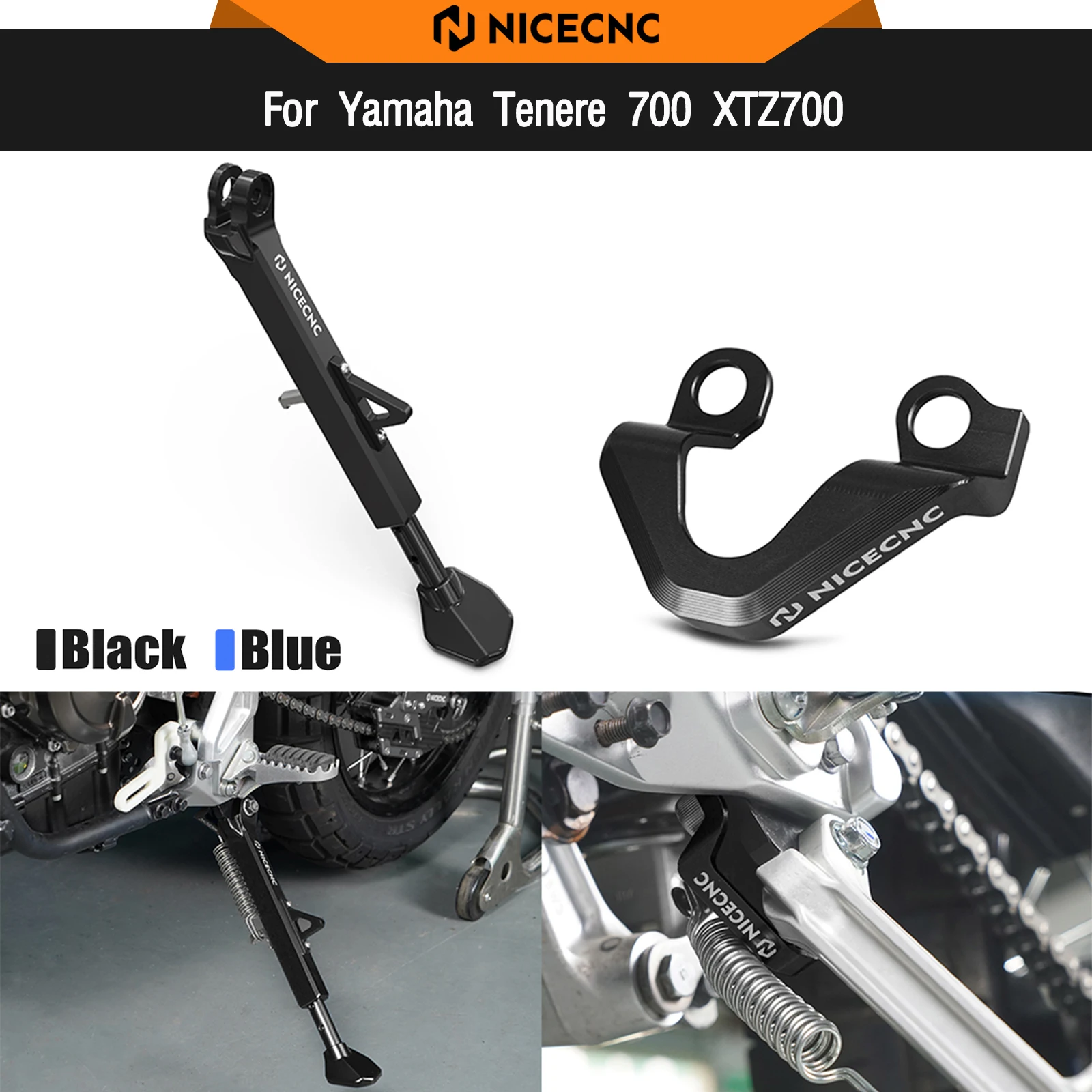

For Yamaha 2019-2024 Tenere 700 XTZ 700 T700 Kickstand Switch Protection Side Stand Rally Edition 2020 2021 2022 2023 2024