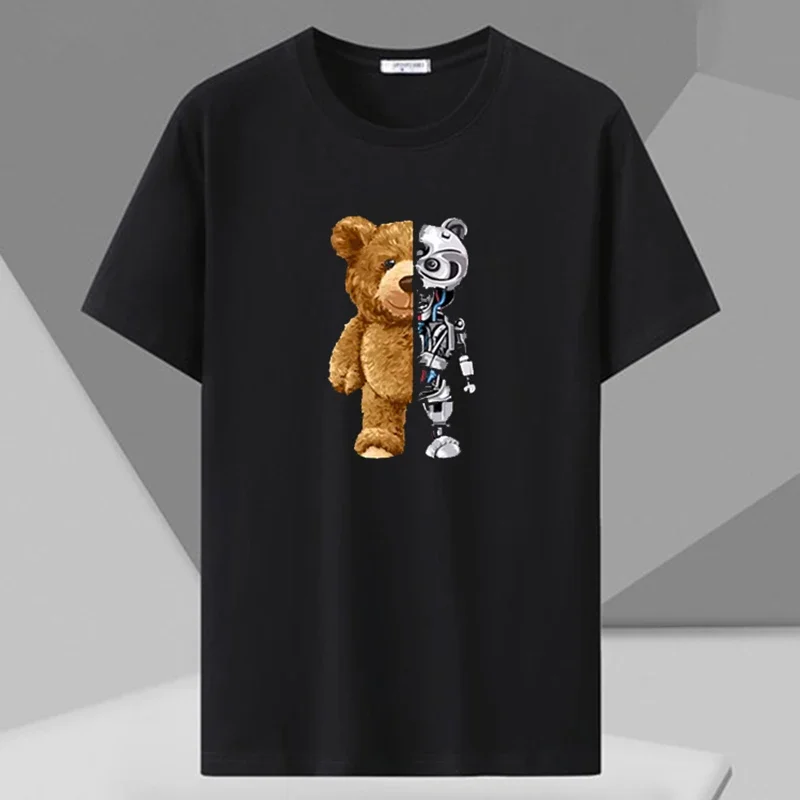Plus Size Printed T Shirt Men 5XL 6XL 7XL 180kg Loose Short Sleeve Tee Oversized Tops Big Size Men Clothing 티셔츠 반팔 남자 Camiseta image 6