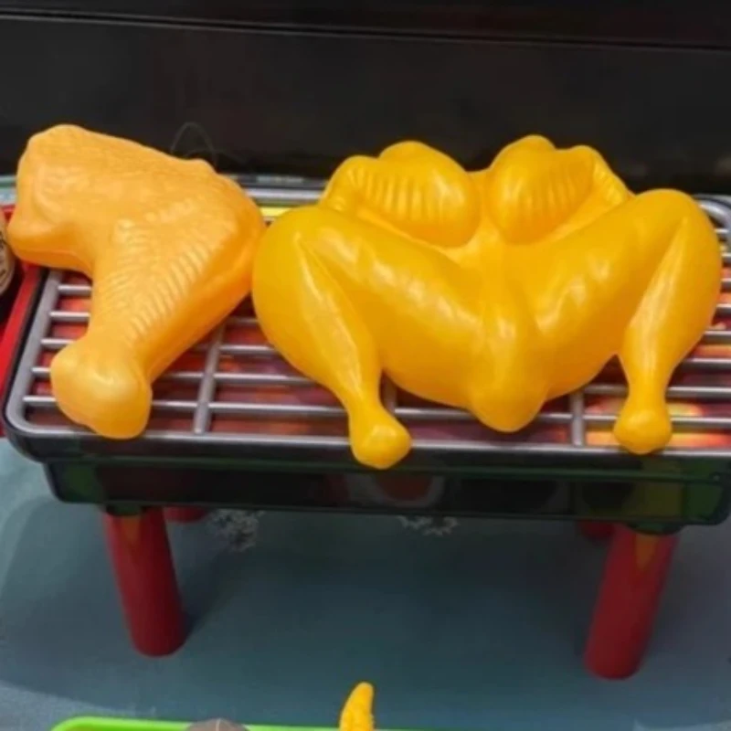 

Kids Simulation Barbecue Sushi Pretend Food Toy Simulation Sashimi Japanese Cuisine Fried Chicken BBQ Set Cooking Play House Toy